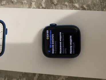 Смарт-часы: Фулл комплект! apple watch 7 series, 41mm идеальное состояние! 9/10