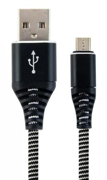 Kablovi za telefone: Cablexpert premium pleteni Micro‑USB kabl za punjenje i prenos — 2