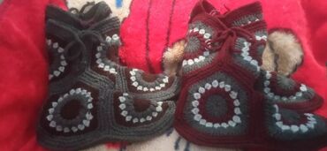 Kolqotkalar, corablar: Kişi və qadın corabları öz əl işimdir, ayaqda çox gözəl görünüşü var — 6