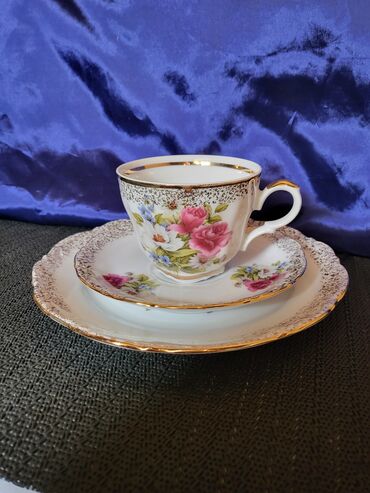 Kuhinjski setovi: Set 1950g+ Mitterteich porcelan Bavaria. Trodelni set,sve na njemu — 3