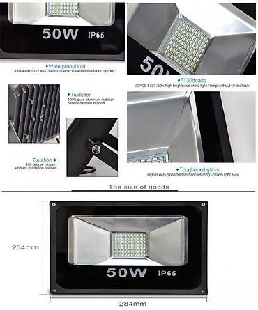 Rasveta: Led reflektori 20w,30w,50w,100w. Led reflektori slim sa SMD diodom — 5