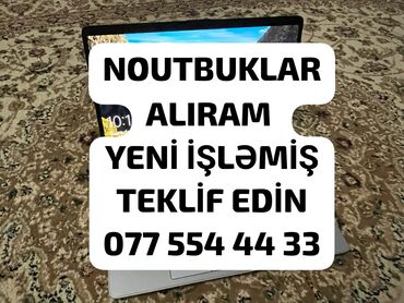 noutbuklar alıram: Noutbuklar alıram yeni və işləmiş