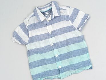 Shirts: Shirt 2-3 years, condition - Perfect, pattern - Striped, color - Blue