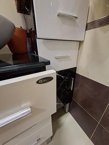 hamam ucun aksessuarlar: Vanna otağı üçün “PERFECT” markalı lavabo dolabı dəsti Xüsusiyyətlər — 2