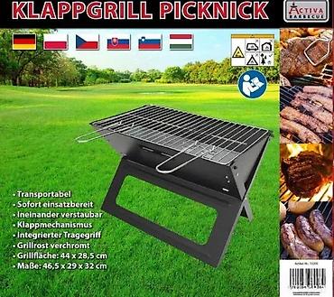 menta sadnice: ACTIVA Klappgrill Picknick – sklopivi roštilj na ugalj - Kompaktan i — 2