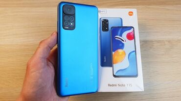 сколько стоит использованный айфон 11: Redmi Note 11, 128 GB, rəng - Göy, Zəmanət, Barmaq izi, İki sim kartlı