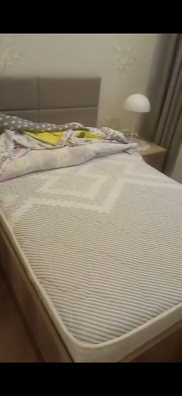 rahat mebel: İkinefərlik çarpayı və döşək dəsti - Ölçü: təxmini 120×200 cm — 2