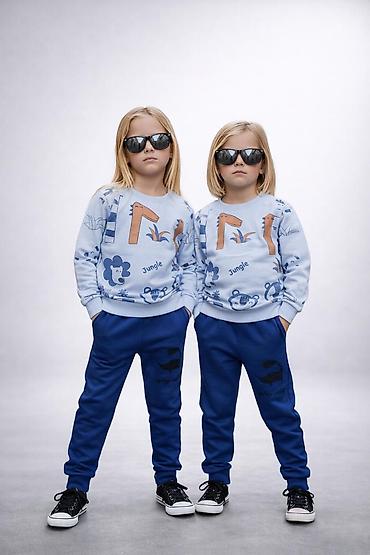 Комплекты одежды: Uşaq idman dəsti – sweatshirt + şalvar - Model: uniseks, 2 hissədən — 2