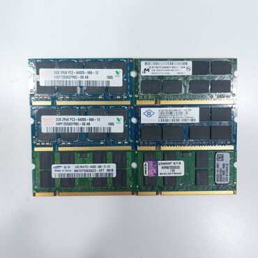 Operativ yaddaş (RAM): Operativ yaddaş (RAM) 2 GB, < 1333 Mhz, DDR2, Noutbuk üçün, İşlənmiş