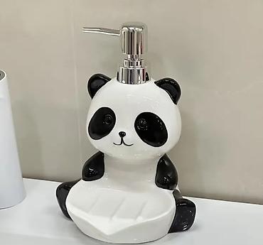 noutbuklar yeni: • SİFARİŞLƏ GƏTİRİLİR 🛍️ • Panda formalı 2‑in‑1 maye sabun dispenseri — 1
