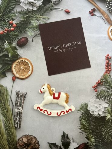 Yeni il oyuncaqları və bəzəkləri: Yeni il və Milad üçün dekorativ asılqan fiqurlar dəsti - Mövzu: Milad — 7