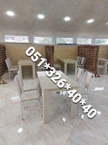 Sifarişlə masa və oturacaq dəstləri: Dördbucaq masa, Mətbəx üçün, Qonaq otağı üçün, Dəhliz üçün, 4 nəfər, Açılan, Azərbaycan, Zəmanətli -da lalafo.az — 27 Sifarişlə masa və oturacaq dəstləri: Dördbucaq masa, Mətbəx üçün, Qonaq otağı üçün, Dəhliz üçün, 4 nəfər, Açılan, Azərbaycan, Zəmanətli — 27