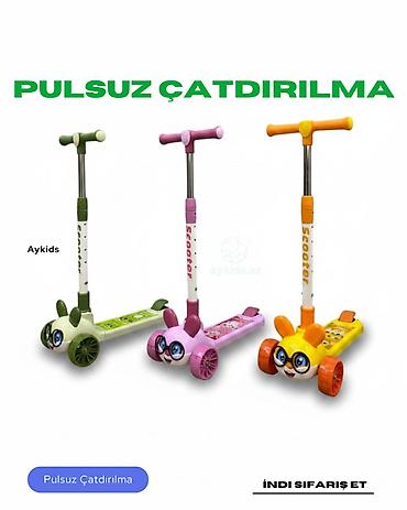 Samokatlar: 🛴✨ Musiqili və İşıqlı Uşaq Samokatı – SUPER ENDİRİM! ✨🛴 Balacalarınız — 1