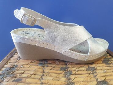 Sandale: Kozne anatomske sandale, djon guma,dodatak protiv klizanja, soft — 8