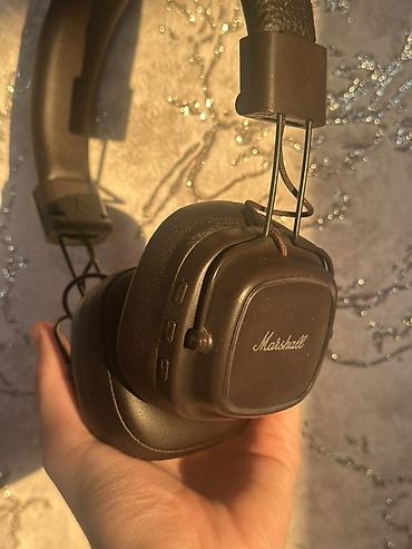 bobby store: Беспроводные накладные наушники, Marshall, Б/у — 1