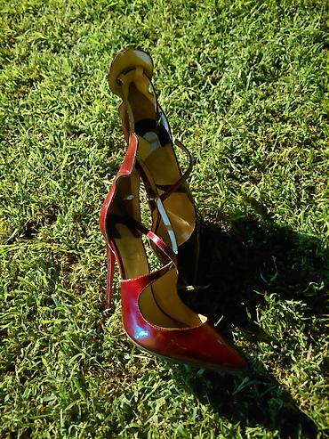 stephane christian: Туфли, 36, Christian Louboutin, Б/у, цвет - Красный, Самовывоз — 1