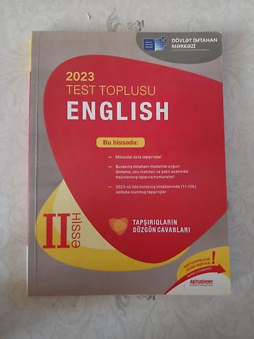 Testlər: Buraxlış imtahanına hazırlaşmaq üçün ingilis dili test toplusu 2023 cü — 3