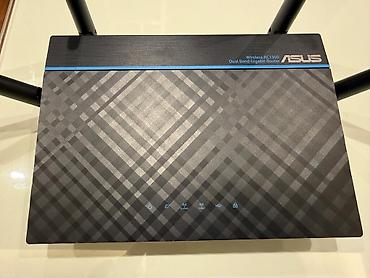 modem aparati: ASUS RT-ACRH13 AC1300 Wi-Fi Router Ev istifadəsində olmuş ASUS router — 3