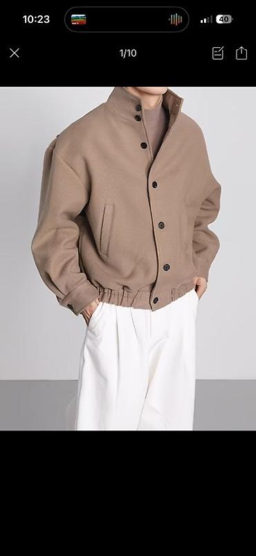 tech fleece: Куртка-бомбер мужская, укороченная, с плотной посадкой по низу. - — 1
