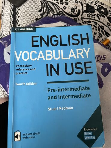 CD, DVD диски и кассеты: English vocabulary in use çox az istifadə olunub 4azn satilir