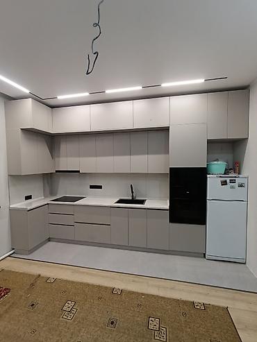 silver kitchen: Кухонный набор на заказ, ЛДСП, По договорённости, Бесплатная доставка, Дизайн, проект — 4