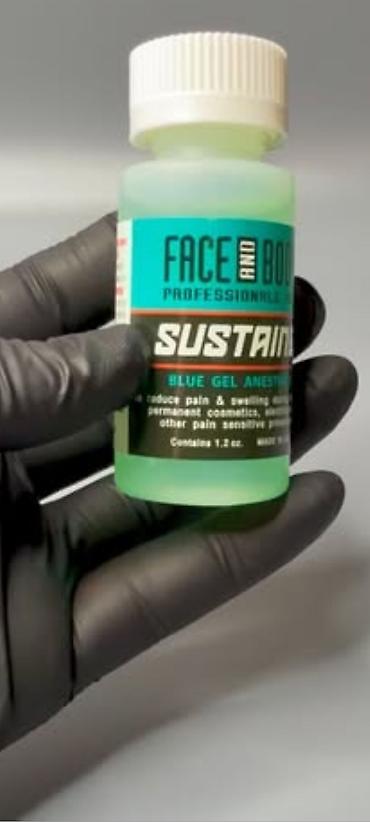 libra etir: Sustain Blue Gel Anesthetic – Face and Body Professional seriyası — 1