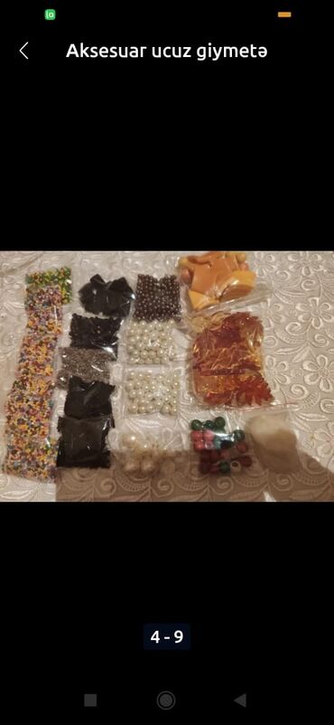 Digər tekstil: SATILIR DOWEK UZU 5 MANATLENT 5 MANAT MUNCUGLAR 50 GEPIK — 10