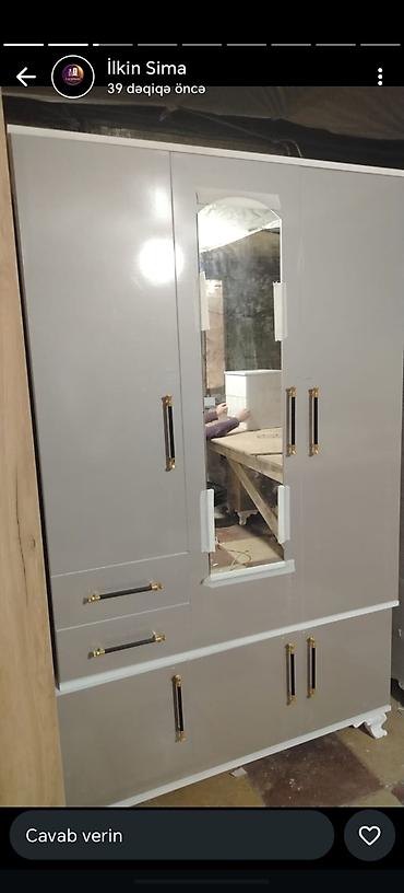 Paltar dolabları, qarderoblar: 3 qapılı dolab Öncədən heç bir ödəniş alınmır yalnız qapıda ödəmə -da lalafo.az — 16 Paltar dolabları, qarderoblar: 3 qapılı dolab Öncədən heç bir ödəniş alınmır yalnız qapıda ödəmə — 16