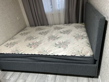 турецкий спальный гарнитур бишкек: Спальный гарнитур, Двуспальная кровать, цвет - Серый, Б/у