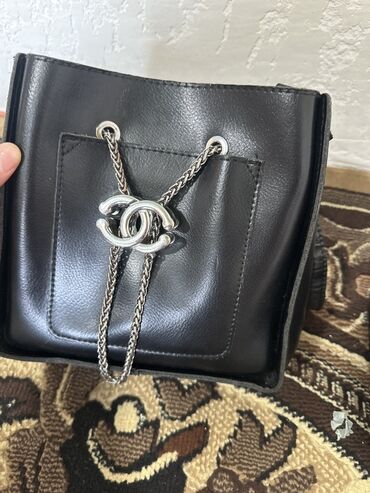 сумка на пояс женская прозрачная: Классическая сумка, Chanel, Материал: Натуральная кожа, Регулируемый ремень, Женские, Б/у