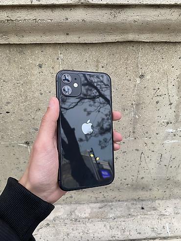 Apple iPhone: IPhone 11, 64 GB, Qara, Zəmanət, Simsiz şarj, Face ID — 1