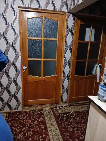 душевые перегородки из пластика цена: Межкомнатная дверь со стеклом, Дерево, Витражная, цвет - Коричневый