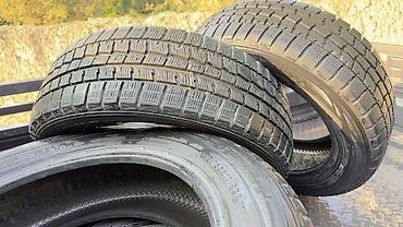мотоботы черные: Шины 215 / 60 / R 17, Зима, Б/у, Комплект, Легковые, Dunlop — 4