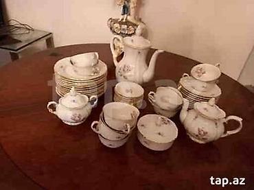 xrom caydan: Çay dəsti, rəng - Ağ, Farfor, 12 nəfərlik, Almaniya — 1