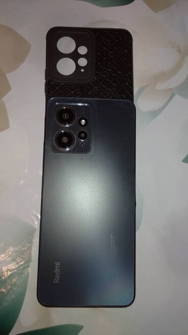 телефон нот 11: Xiaomi, Redmi Note 12, Б/у, 128 ГБ, цвет - Черный, 2 SIM
