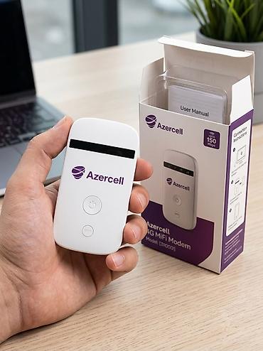 4g data kart: Azercell 4G MiFi Modem (Model: J3000) - Mobil Wi‑Fi hotspot: 4G LTE — 1