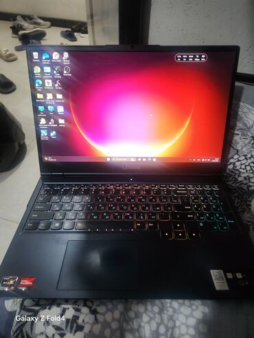 леново легион 5: Ноутбук, Lenovo, 16 ГБ ОЗУ, AMD Ryzen 7, 15.6 ", Б/у, Игровой, память NVMe SSD