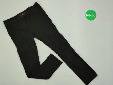 Spodnie S (EU 36), stan - Dobry, wzór - Jednolity kolor, kolor - Czarny