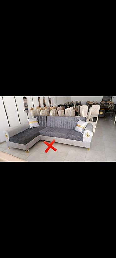 dəri stul: Künc divan – klassik və zərif dizayn - Forma: L-şəkilli künc divan - — 1