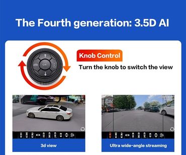 Digər avtoelektronika: SMARTOUR 3D 360 Kamera Sistemi – 4-cü nəsil 3.5D AI panoramik görüntü — 2