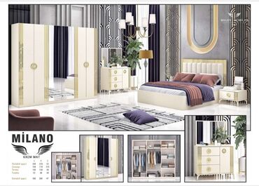 офисная мебель баку: İkinəfərlik çarpayı, Dolab, Termo, 2 tumba, Türkiyə, Yeni