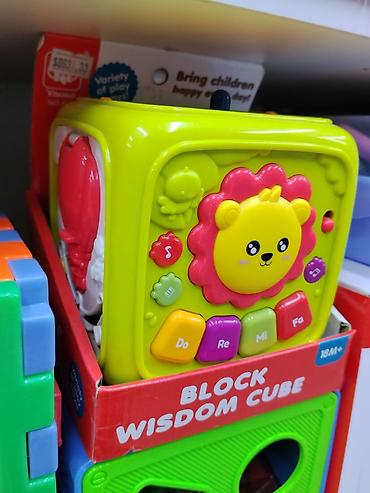 Оюнчуктар: Развивающий музыкальный куб “Block Wisdom Cube” (18M+) - Яркий — 1