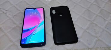 тел поко: Redmi, Redmi 7, Б/у, 64 ГБ, цвет - Синий, 2 SIM