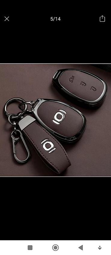 крышка ч: Премиальный чехол для ключа CHANGAN Q05 — 1
