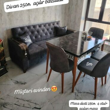 Divan və masa dəstləri: Yeni, Künc divan, Açılmayan, Azərbaycan — 3
