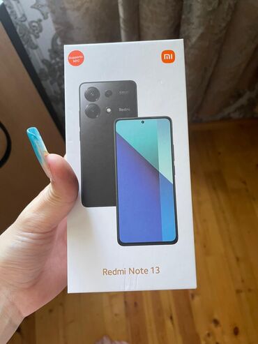 телефон fly era style 2: Redmi Note 13, 256 GB, rəng - Mavi, Barmaq izi, Face ID