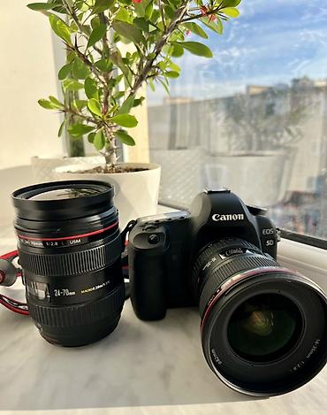 canon mark 2 5d: Canon EOS 5D Mark2 fotoaparat + 2 ədəd L seriyalı obyektiv ilə — 5