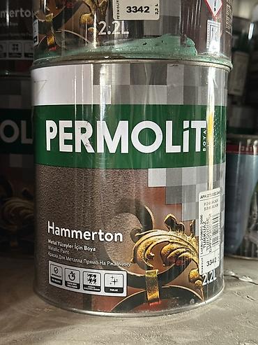 бирюза: Краска по металлу Permolit Hammerton, 2.2 л - Назначение — 1