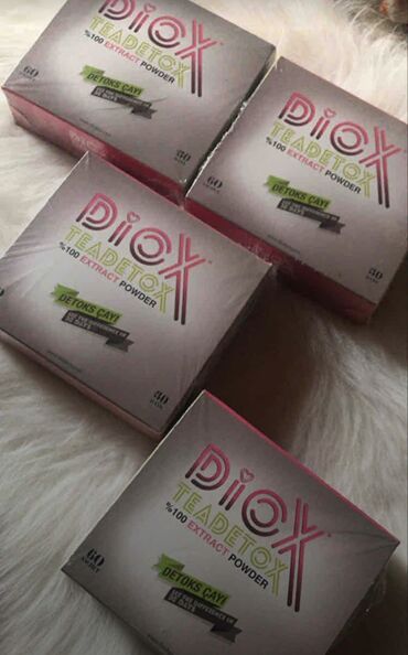 Arıqlamaq üçün vasitələr: Orginal Diox ariqlama çayı 
1 ayliq paket 60eded