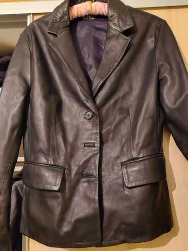 jakna nekoriscena: Kožna jakna, Max Well, veličina 38, par puta obučen, o odličnom stanju